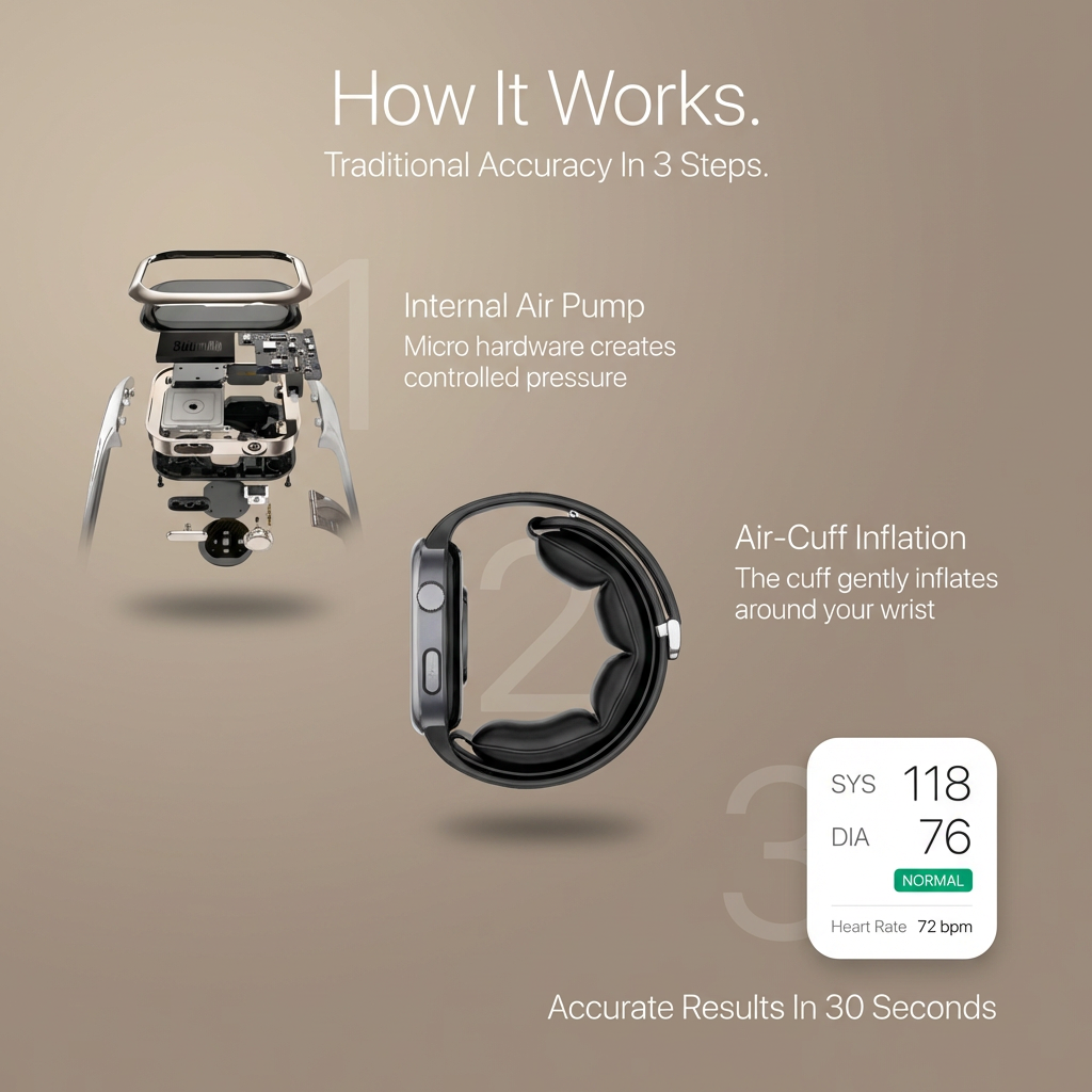 NURBLOX™ Smart Blood Pressure Watch